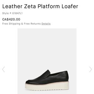 Vince Zeta platform loafers